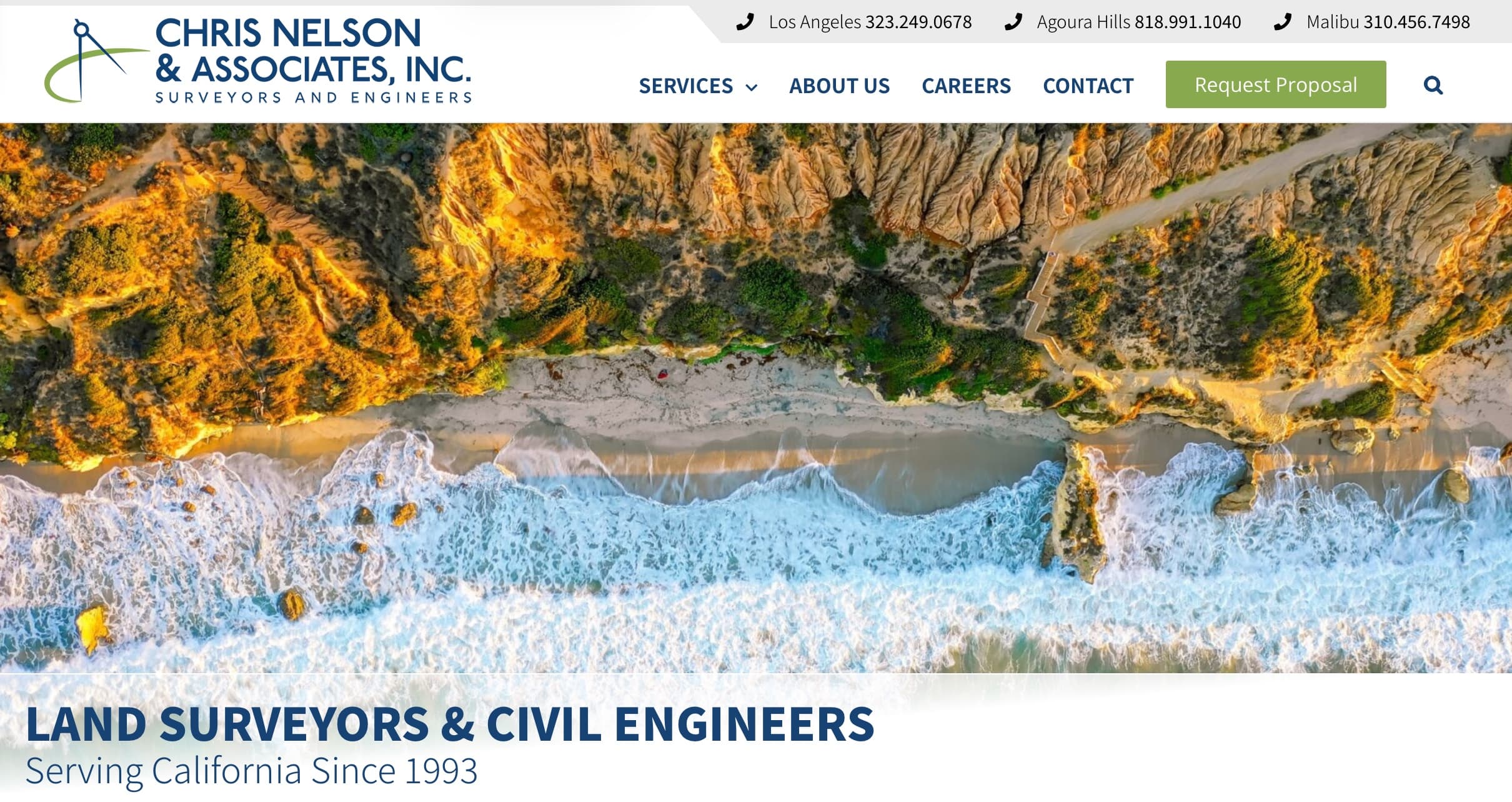 Chris Nelson & Associates website designed by iOVA Communications